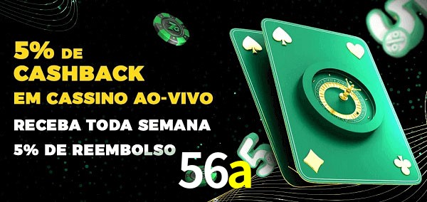 Promoções do cassino ao Vivo 56a